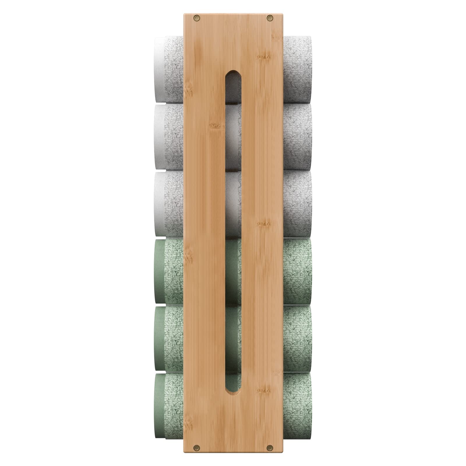 Bamboo wall mounted tower rack Bamboo towel Holder shelf