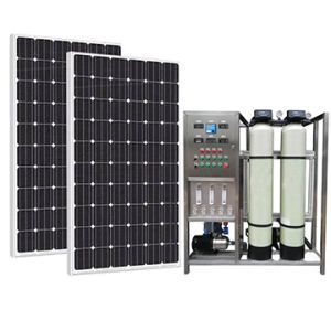 Powerful Solar Powered Water Filtration System Eco Friendly Weather Resistant