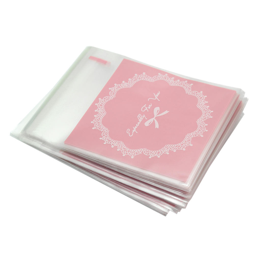 Heat Sealing Plastic Flat Bags Clear Customized Thickness For Food Packing