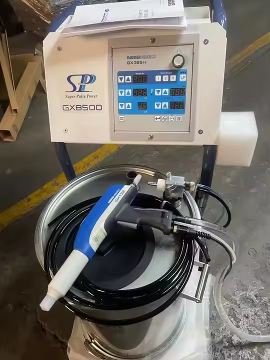 Parker Ionics GX8500 Powder Coating Machine With GX385H And GX132 Guns Steel Painting Equipment Engine Core Components