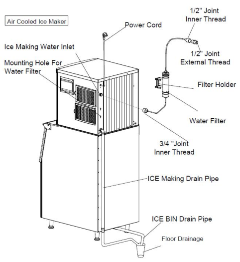 Commercial Ice Maker Machine Home Use Ice Making Machine Ice Cube Making Machine