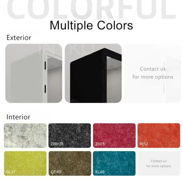 Multi-functional Office Pod with Ventilated Design and Easy Assembly for Professional Workspaces