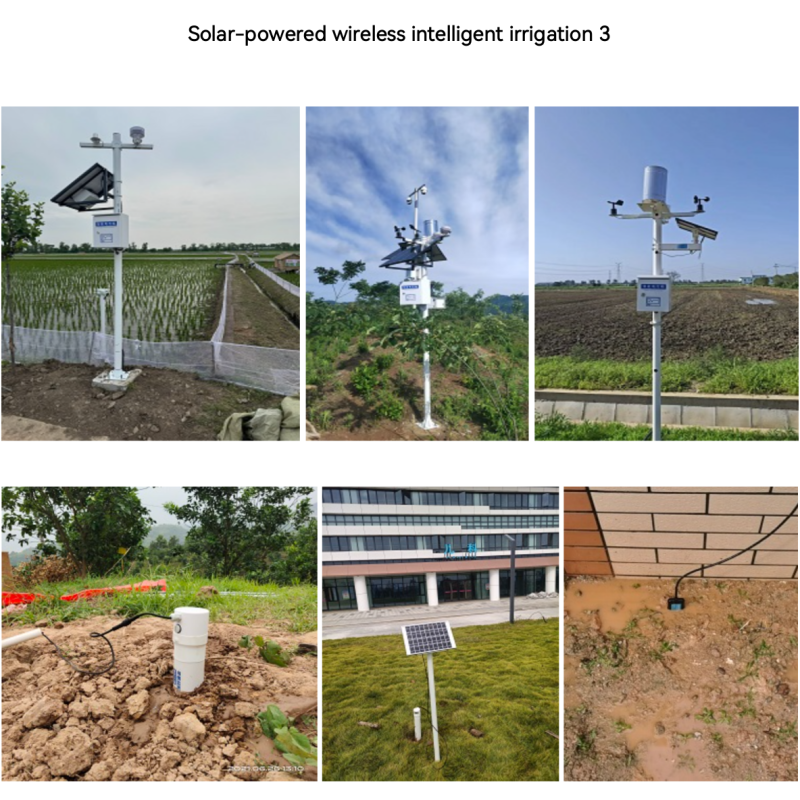 Smart Butterfly Electric Water Valve Solar Panel Digital Screen Control for Precision Agriculture