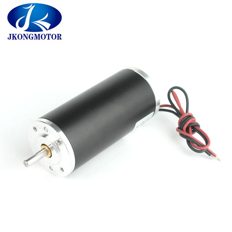 8770rpm High Speed Brush Type DC Motor 100m.Nm Output Power 92W Length 90mm