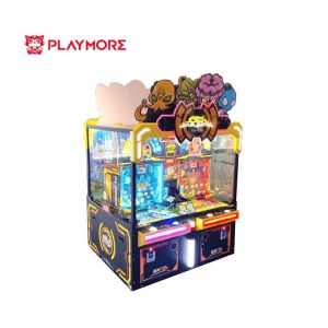 400W Mechanical Arcade Machines Push Chips Marbles Ticket Redemption Game