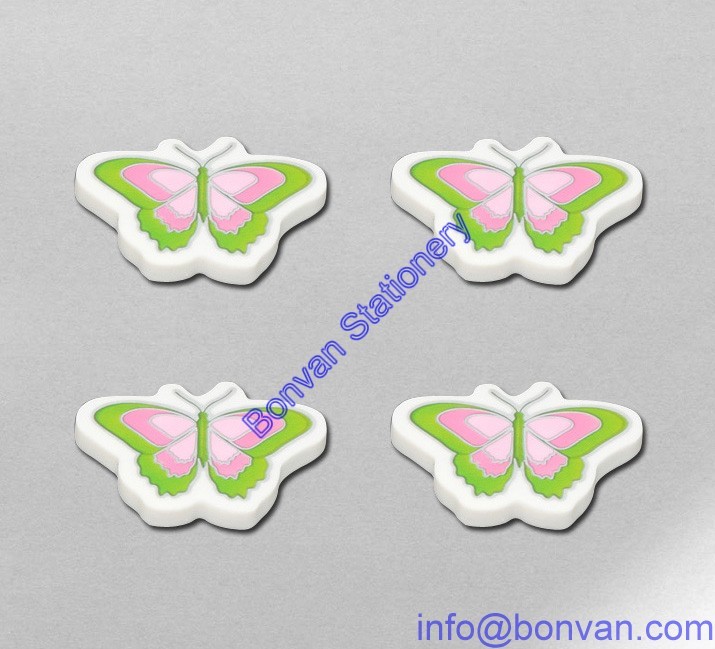 Quality printed animal shape eraser, shaped eraser,shaped rubber eraser for sale