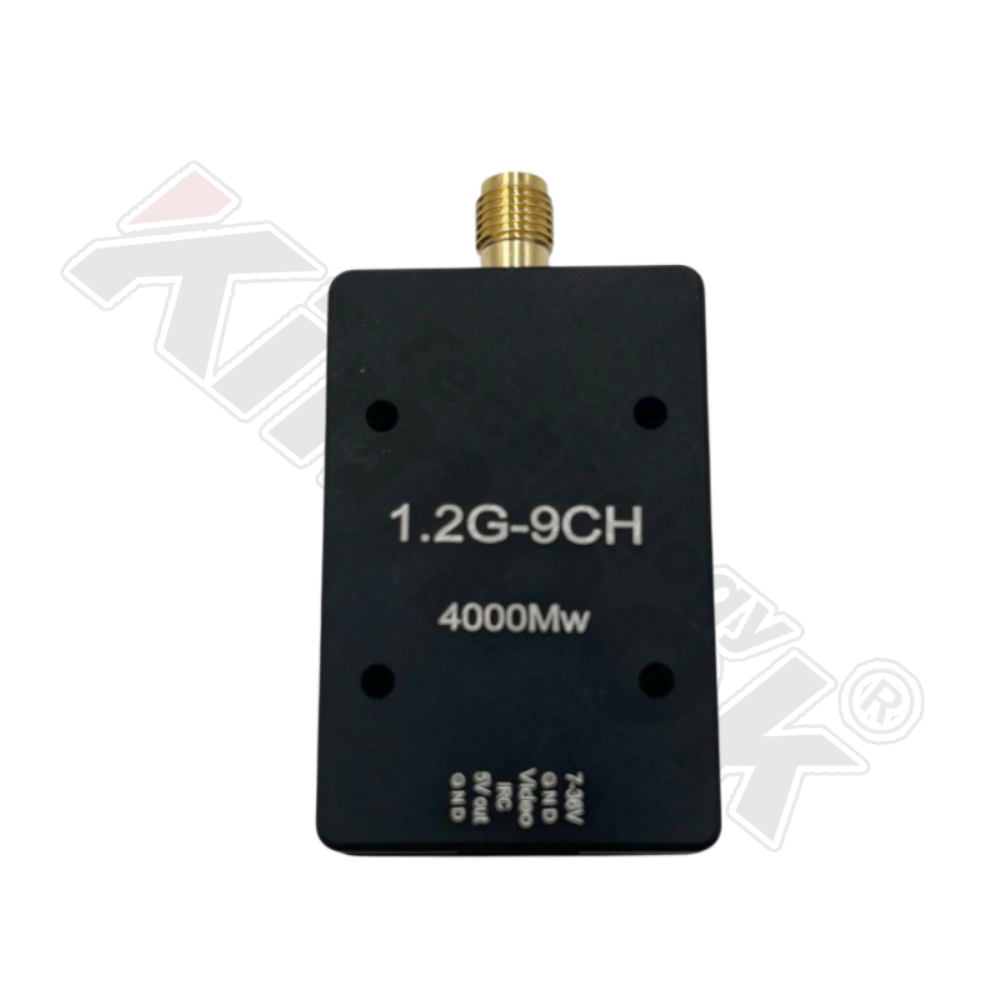 1.2Ghz 4W UAV Video Transmitter FM Modulation 9 Channels VTX Wireless Stable