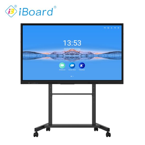 75 inch Interactive Flat Panel Basic Android System Writing Software with AI Function Cheaper Costs Powerful Function