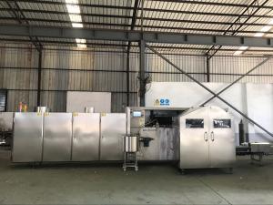 Quality L8.7xW2.1xH2M Polished Ice Cream Cone Biscuit Making Machine for sale