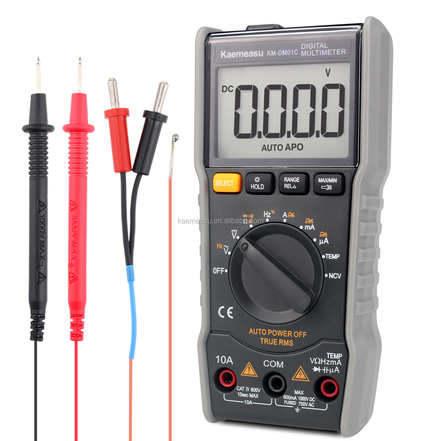 Factory Directly sale Multi Tester 6000 Counts Electric Mini Portable Autorange Digital Multimeters