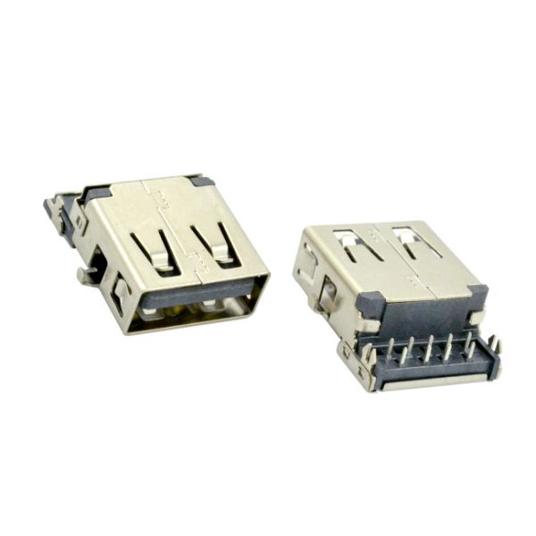 USB3.0 A Type, THT, Receptacle, Reflow Soldering， HULYN