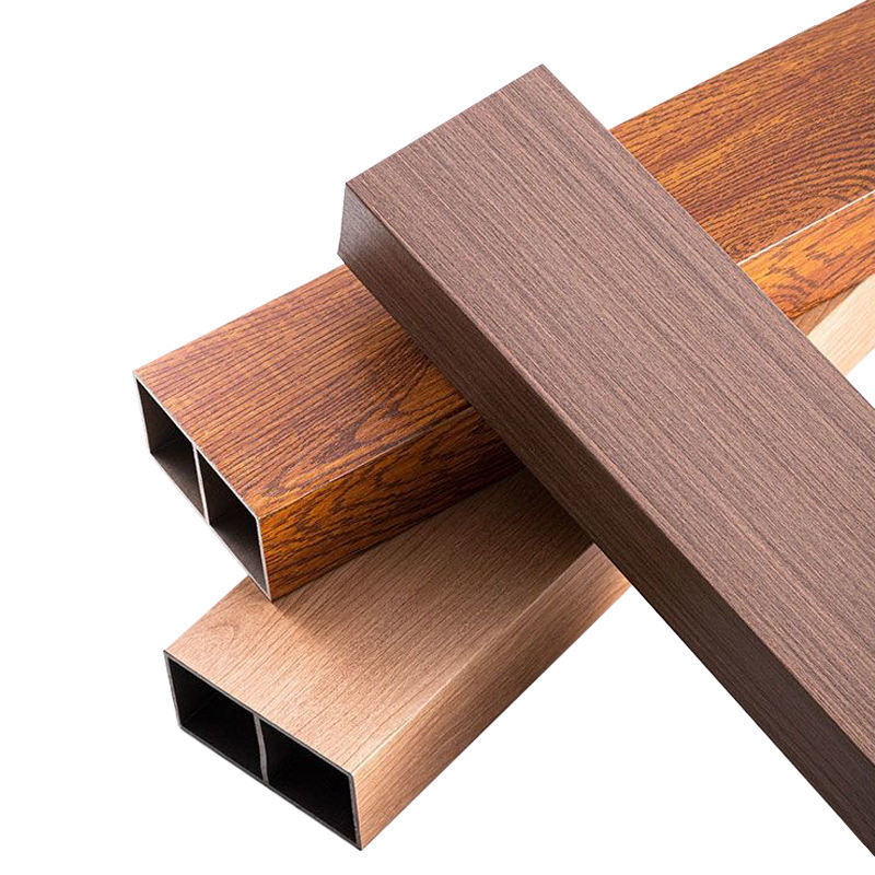 Composite Wpc Timber Tube for Wall Partition Wpc Rectangular Timber Tube