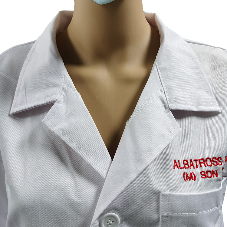 35% Cotton 65% Polyester Short Sleeve ESD Workwear For Summer