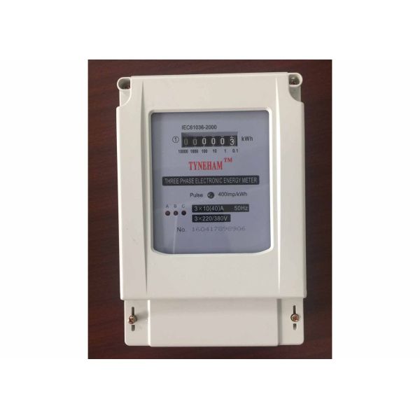 Counter Display Three Phase KWH Meter For AC Active Power Saving Direct Connect