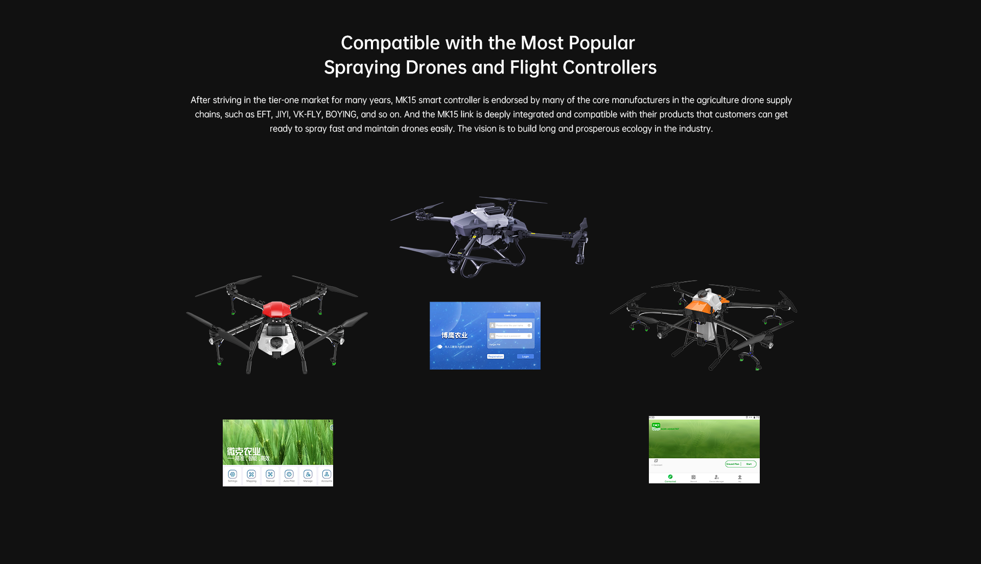 SIYI MK15 Mini HD Handheld Agriculture Drone Remote Controller With 5.5 Inch Touchscreen 1080p Image Transmission System 3.5KM