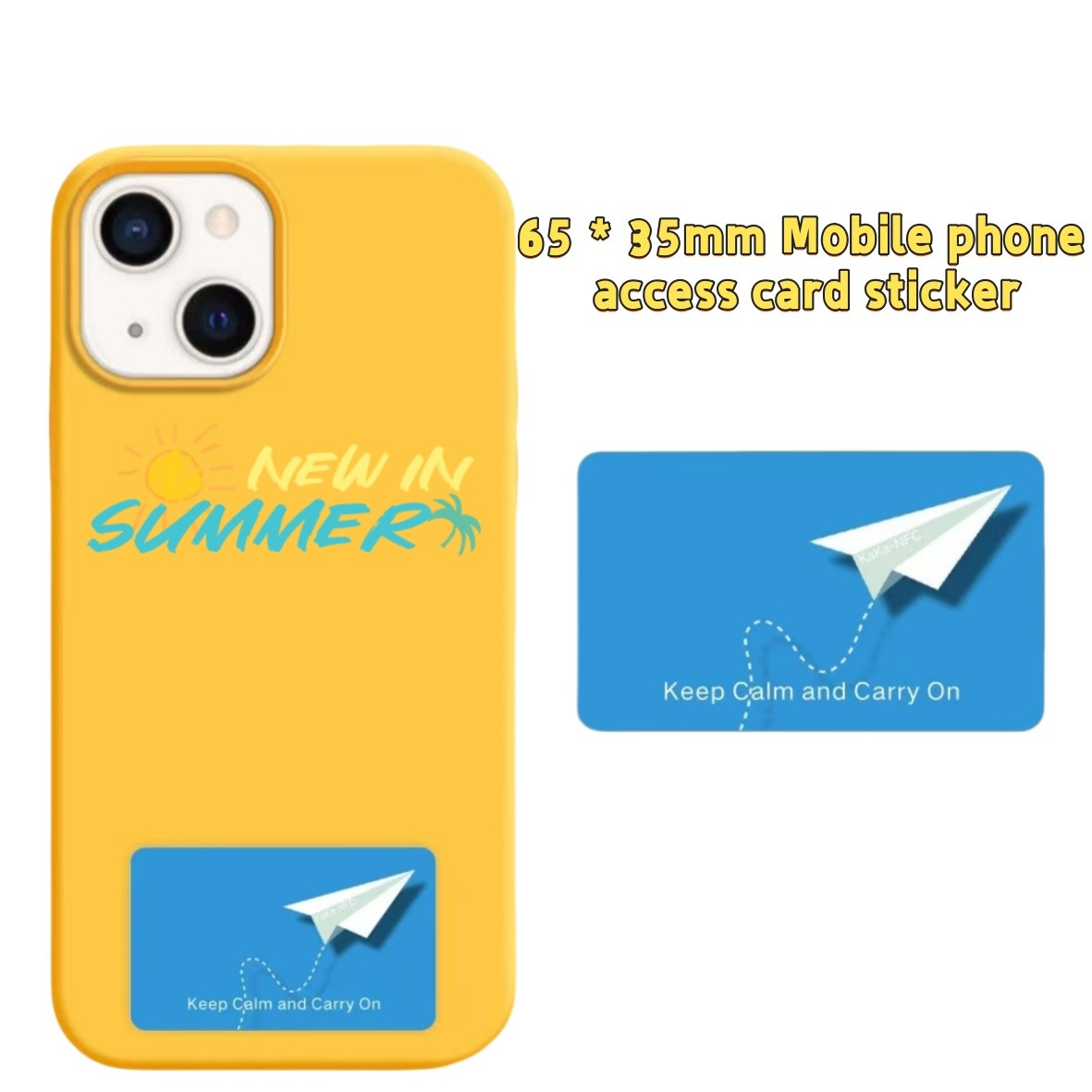Custom Digital Business Card Mobile Phone Sticker Nfc Epoxy Sticker Flat Nfc Social Media Tag Nfc Tag for All Phones