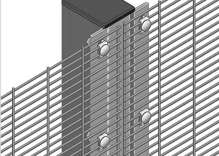 Quality H2.5m Anti Climb Security Fencing for sale