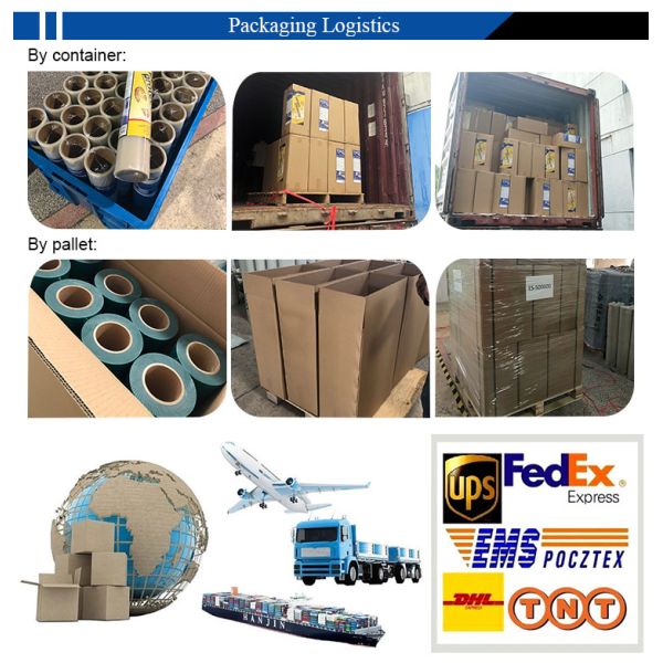 Water and Paint Proof PE Tranparent Adhesive Plastic Carpet Protective Film With Customized Logo