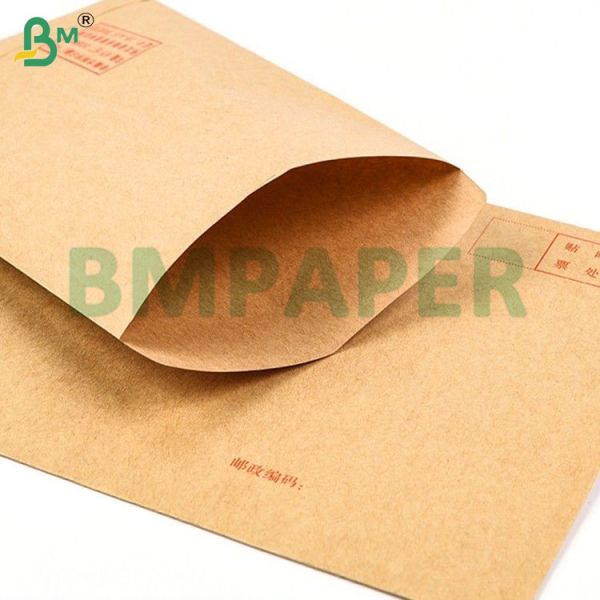 75gsm Kraft Paper + 10g Poly Laminated Inside Raw Material Rolls For Moisture Proof Envelopes 75gsm Kraft Paper + 10g Poly Laminated Inside Raw Material Rolls For Moisture Proof Envelopes