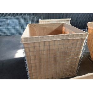 Galvanized Steel Wire Military Sand Barrier 2.21x2.13x27.74m