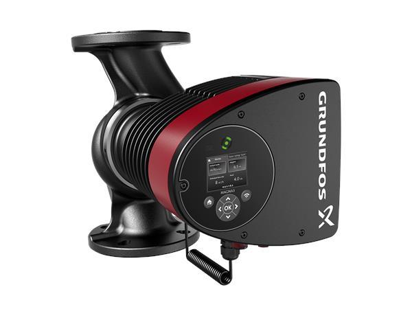 High-Efficiency Grundfos Magna3 Circulation Pump for Commercial Heating