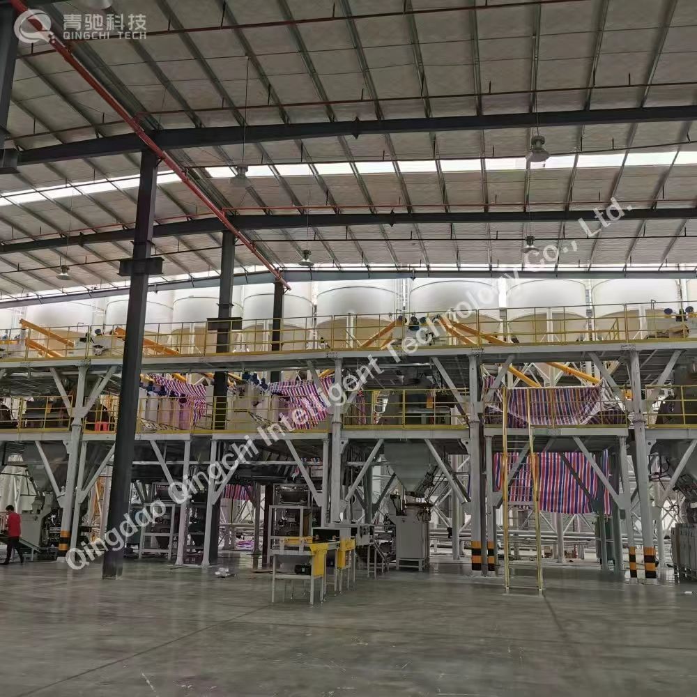 dry mix mortar production line