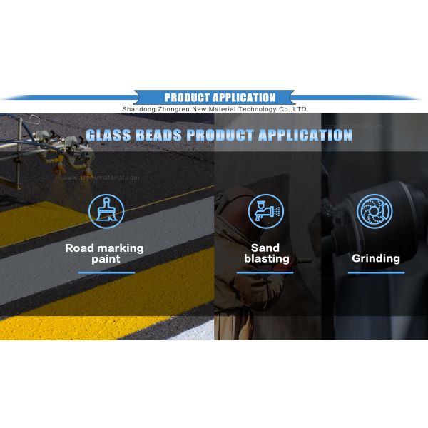 Reflective Glass Beads with Microhardness ≥650kg/cm3 and Round Rate ≥85% for Environmental Friendly Road Marking