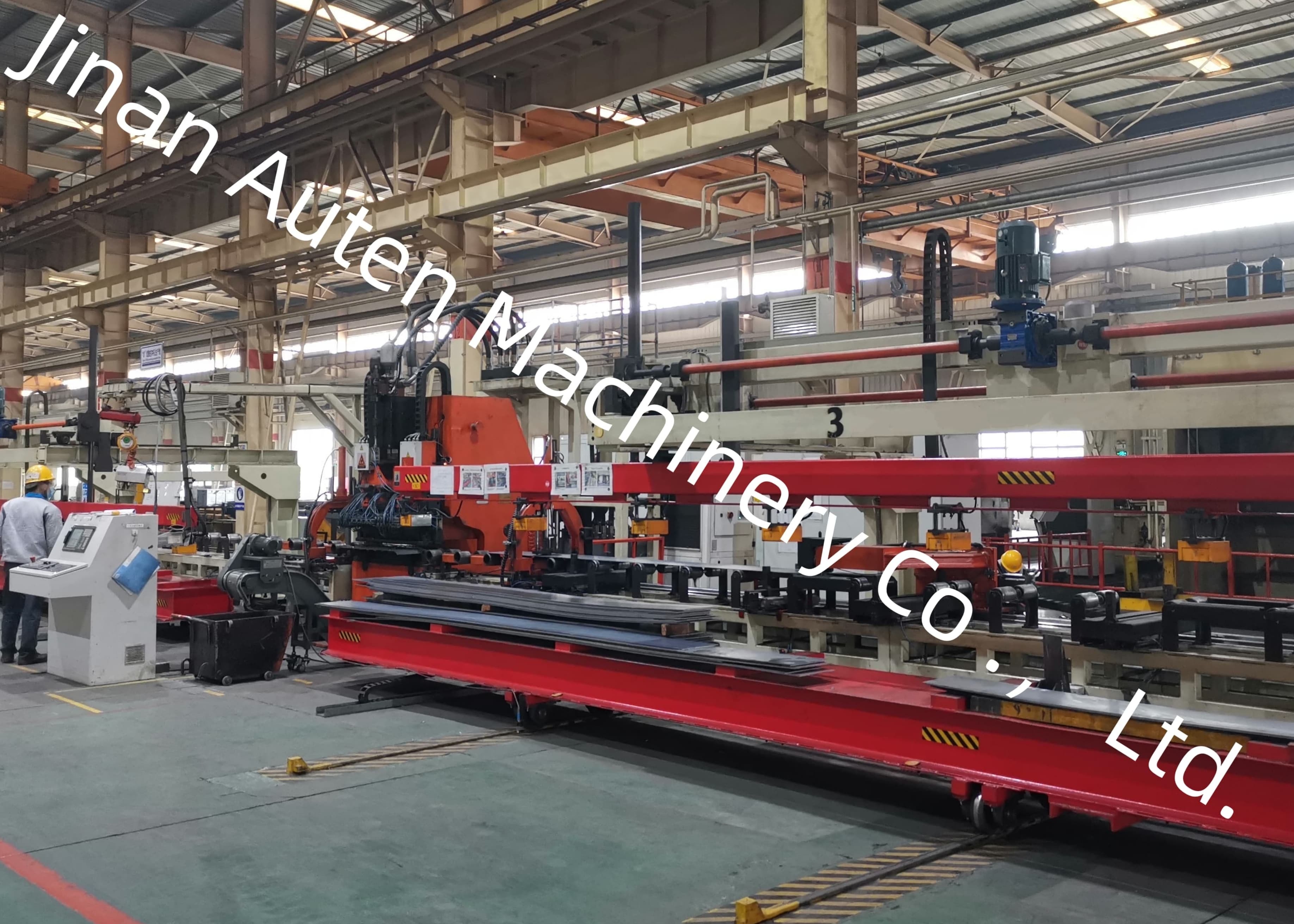 X-Axis 50m/Min Speed Automobile Longitudinal Beam Flat Plate CNC Punching Line Y-Axis 30m/Min Speed