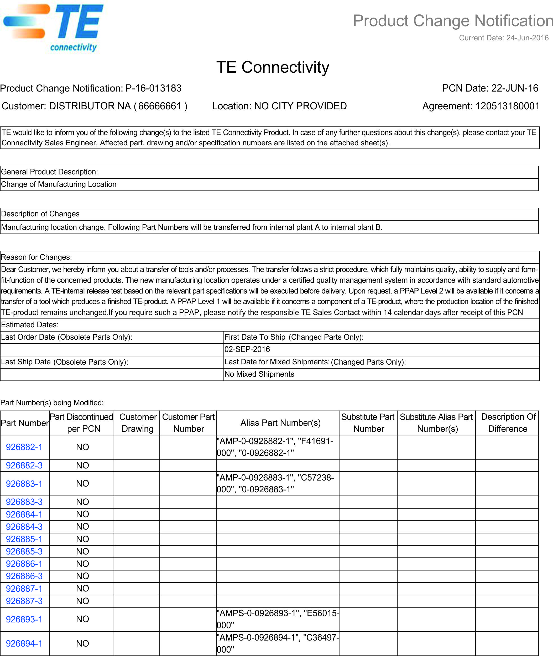 TE Connectivity 926882 - 1 Male Female Wire Connectors Socket 20 - 14 AWG