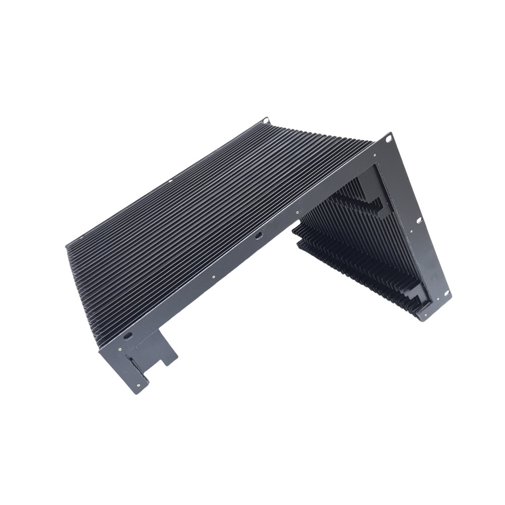 Dust Proof CNC Telescopic Cover Wear Resistant Guide Rail Accordion Protective Cover