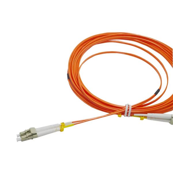 5M LC/UPC to LC/UPC Patch Cord 2.0mm Duplex Multi-Mode OM2 Fiber Cable