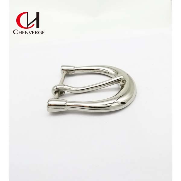 unisex nickel Heel Bar Belt Buckle , 41.2g Replacement Belt Buckle With Removable Pin
