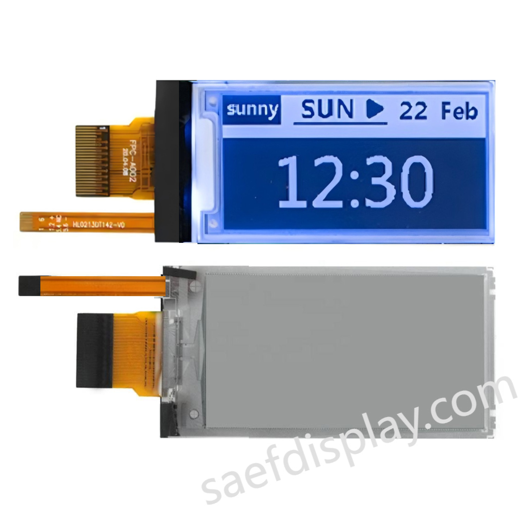 2.13" E-ink Display with Frontlight | 122×250 | 0.3s Partial Refresh | SPI Interface | Custom CTP