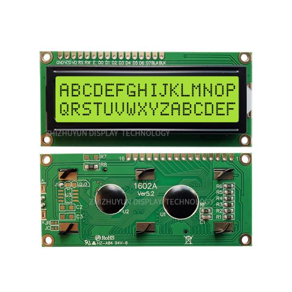 STN Yellow Green Monochrome LCD Display Module 20x4 Character LCD Display with 16 Pin Interface