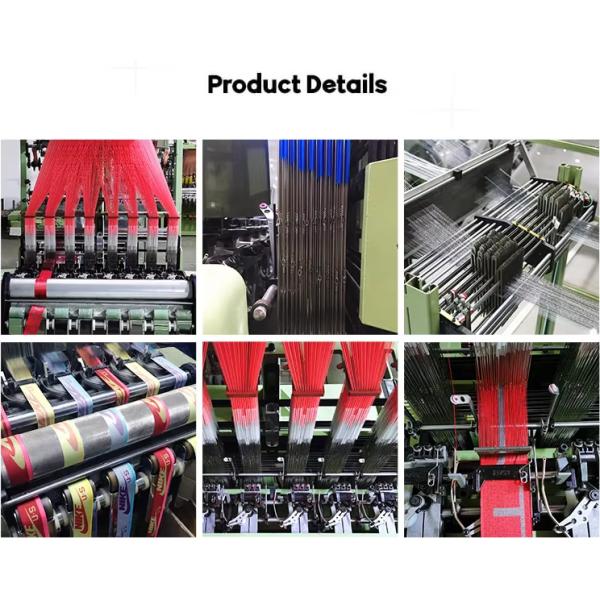 Shuttleless Needle Loom for Computerized Jacquard Loom Machine Underwear Elastic Tape Making Machines