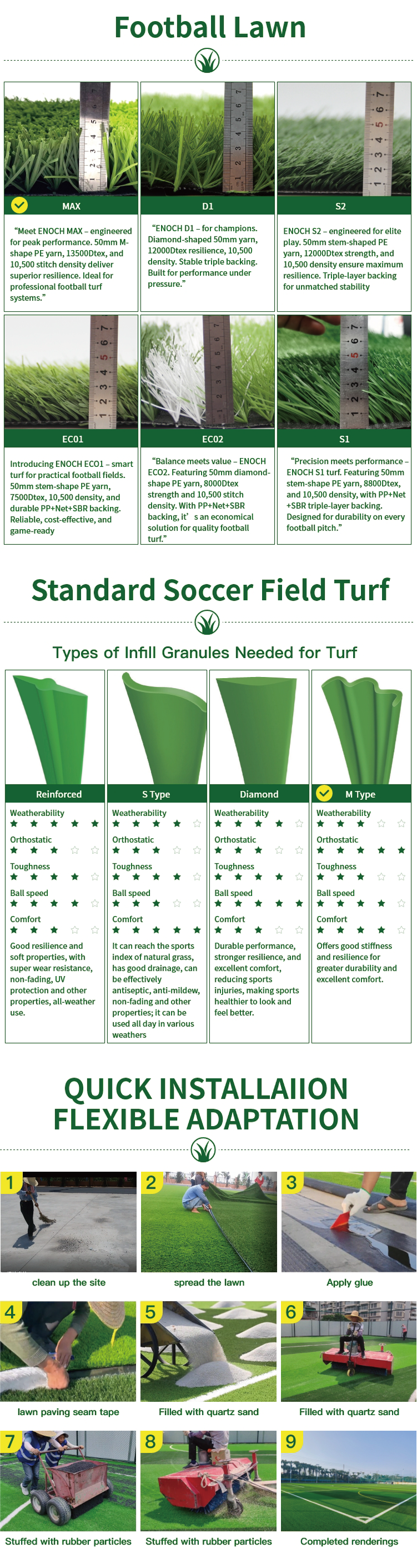 Premium Quality Artificial Soccer Grass Turf Designed for Professional Sports Fields with FIFA Certified Durability and Exceptional Longevity