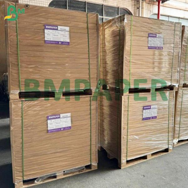 Single Side Coated Greaseproof Paper Board With Uncoated White Back 275gsm