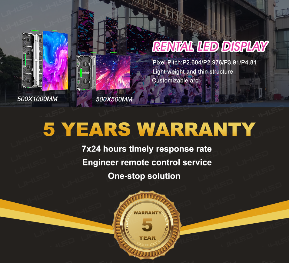 Full Color P3.91 Stage LED Display Screen Portable Rental LED Video Wall Panel for Stage Advertising