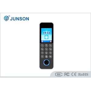 China Narrow Mount Touch Panel 12V DC Fingerprint Access Control on sale