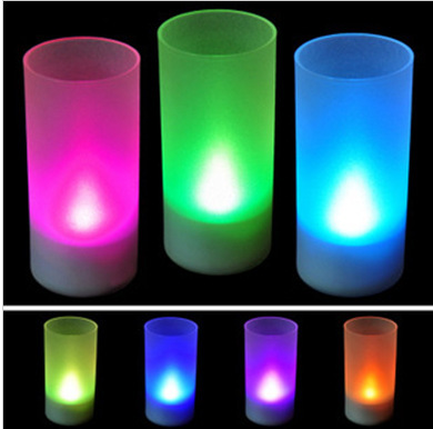 Blowing, shaking or voice control Shadow LED candle light