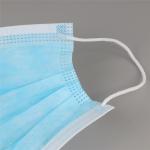 Breathable Disposable Earloop Face Mask Anti Pollen / Dust / Bacterial