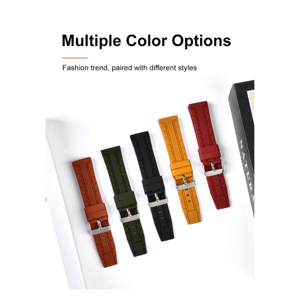 Tyre tread rubber strap · Customisable logo