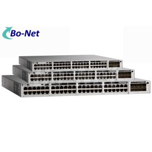 China Cisco Gigabit Switch 9300 series switch 48 port 10/100/1000 UPoE Network Switch C9300-48U-A on sale