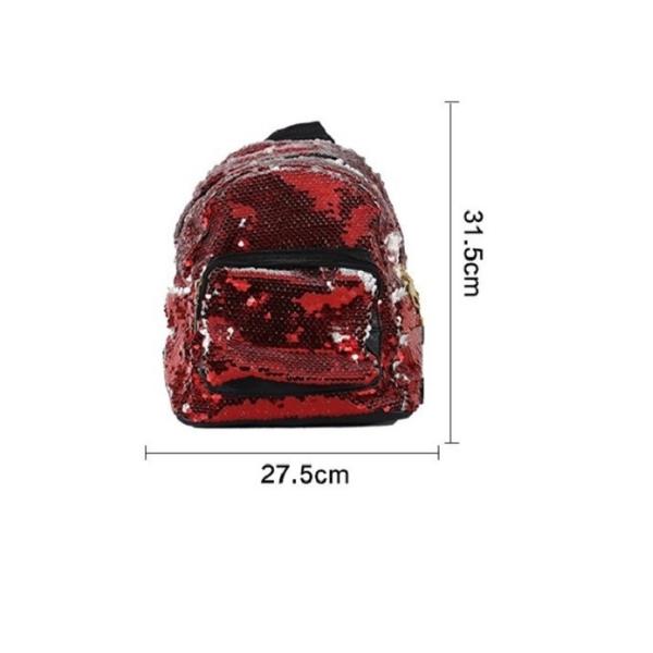 Sublimation Custom Photo Glitter Sequin Backpack Trendy Travel Sparkly Backpack For Heat Transfer