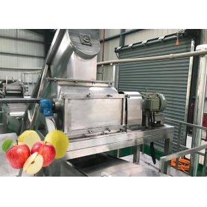 Quality SUS 304 Apple Juice Concentrate Fruit Processing Line 1500T/Day for sale
