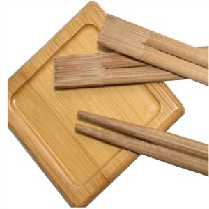 Quality Custom Carbonized Twin Chopsticks Hygienic And Convenient For Camping for sale