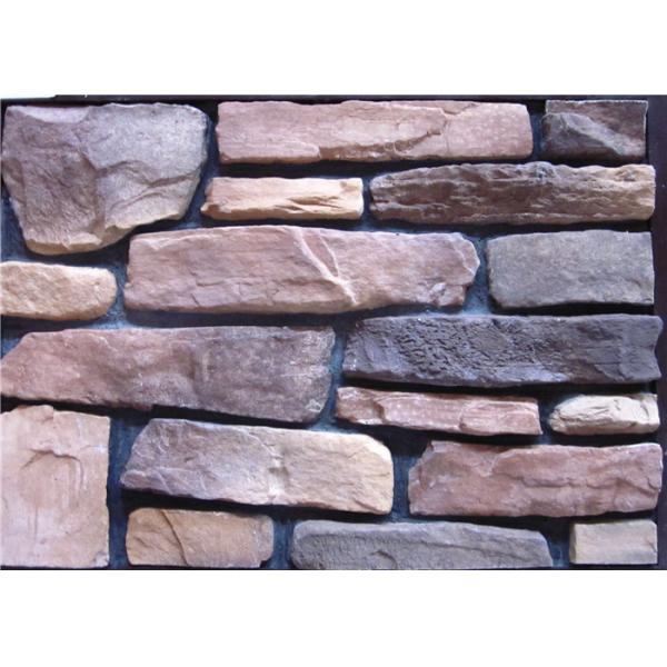 2500series Mixed Color And Shapes Artificial Wall Stone With Moulding Process For Wall Decoration