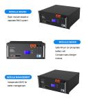 Deep Cycles Stacked Lithium Battery Pack LiFePO4 Battery Customization