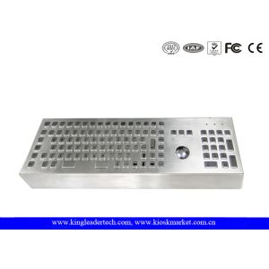 Quality Machine Industrial Keyboard With Trackball Desktop IP68 EMC USB for sale