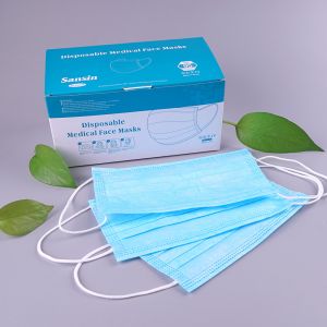 Quality Foldable Disposable Protective Face Mask , Antibacterial Elastic Ear Loop Mask for sale